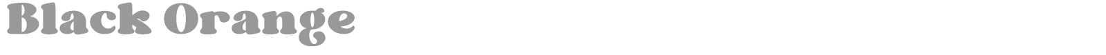 Black Orange font preview